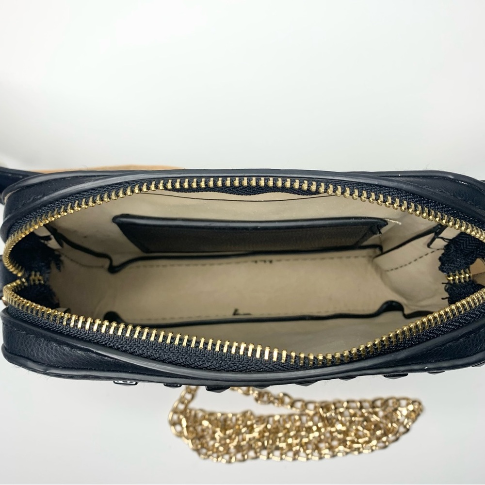 Vince Camuto | 3PC Black Studded Fanny Pack / Crossbody Belt Bag  - Medium - Picture 11 of 12